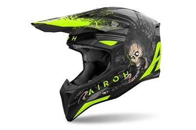 Airoh Wraaap Darkness Matt Adult MX Helmet Motocross Off-Road Enduro - Image 1 of 3