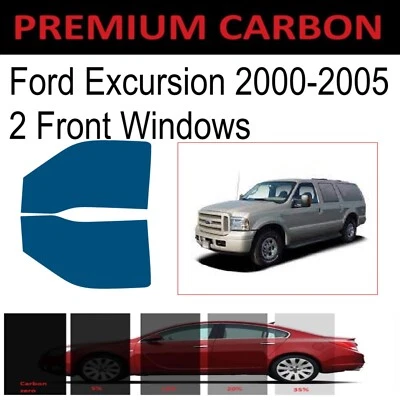 Tinte de ventana de carbono premium para Ford Excursion 2000-2005 tinte precortado 2F Foto 1 de 4