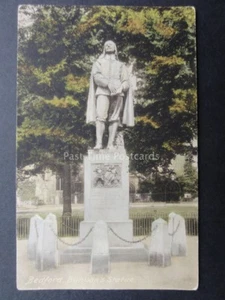 Bedfordshire: BEDFORD Bunyan's Statue - Old Postcard by Frith/C.F.Timaes 39932 - Picture 1 of 2