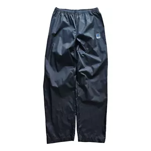 Vintage Eddie Bauer Rain Pants Black Mens Large - Picture 1 of 9