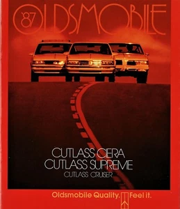 1987 Oldsmobile Cutlass 442 Ciera Supreme Cruiser Vintage Dealer Sales Brochure - Picture 1 of 1