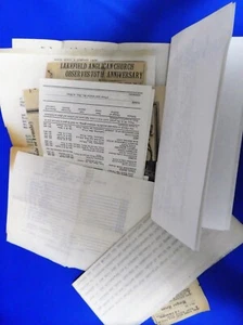 EPHEMERA ANGLICAN CHURCH ONTARIO DIOCESE HURON LETTERS HISTORY 1920-1940 ERA - Picture 1 of 10