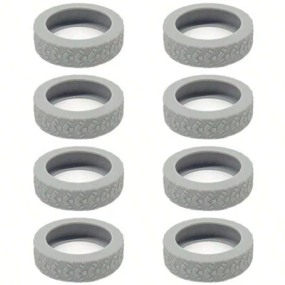 Capas de roda de bagagem de 8 peças para malas de 8 rodas anti-desgaste e proteção contra ruído - Imagem 1 de 4