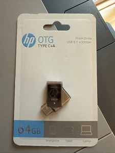 HP OTG Type C A Flash Drive 64 GB USB 3.1 Flash Drive - Afbeelding 1 van 1