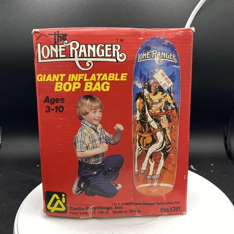 The Lone Ranger Bop Bag Brand New NIB RARE 1980! NOS!! Cover