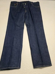 Dark Blue LEVI STRAUSS VINTAGE Men 501 Original Riverted Denim Jean W 44 xL 32 - Picture 1 of 7