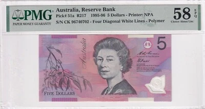 Australia, 5 Dollars, 1995-96, AUNC, p51a - Image 1 of 2