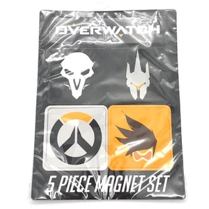 Overwatch 5 Piece Magnet Set Collectible Lootcrate Merchandise Blizzard 2017 - Picture 1 of 4