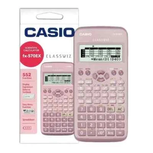 18m Warranty NIB ORIGINAL Casio Scientific Calculator Classwiz FX-570 EX-Pink - Picture 1 of 11
