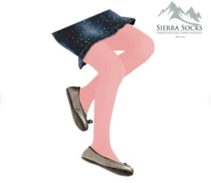Sierra Socks Girls' School Uniform Tights in Solid Colors-Tights for Girls/Teen - Picture 1 of 19