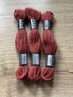DMC Laine Tapisserie Wool Yarn Tapestry Needlepoint 7169 Rust Brown 3 Skeins - Image 1 of 3