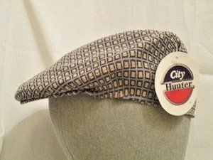 MEN'S CLASSIC IVY CAP- 100 % POLYESTER - LIGHTWEIGHT - CITY HUNTER BRAND - Picture 1 of 9
