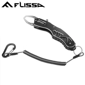 FLISSA 7" Fish Lip Gripper Aluminium Alloy Handle Stainless Steel Fish Holder US - Picture 1 of 12
