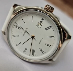 Vintage GENEVE Date ETA 954 112 Quartz V8 6Jewels Swiss made - Picture 1 of 20