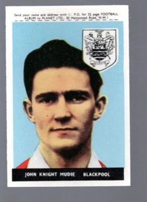 John Mudie 1958-59 A&BC Footballers #4 (Planeta) Foto 1 de 2