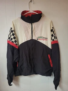 Vintage Ashley O'Reilly Auto Parts Motorsports Size L Full Zip Racing Jacket - Picture 1 of 5