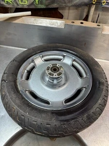 Harley chrome 5 spoke front 16x3 Roadking Custom Roadglide mag wheel rim & tire - Picture 1 of 13