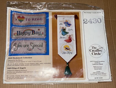 New Vintage 1987 THE CREATIVE CIRCLE 2430 BOOKMARK COLLECTION by Sue Miyata - Image 1 of 2