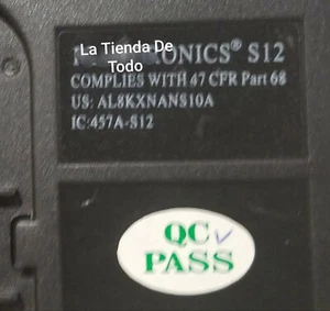 CAJA S12 SOLO SE ADAPTA A LOS AURICULARES PLANTRONICS SISTEMAS TELEFÓNICOS LEER - Imagen 1 de 4