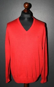 Guante Hombre Suéter Suéter Rojo Talla L 100% Algodón - Imagen 1 de 7