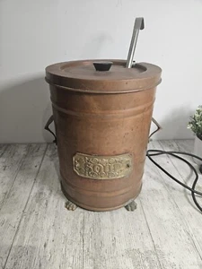 Hervidor de sopa vintage cobre latón catering encimera dispensador calentador de sopa - Imagen 1 de 14