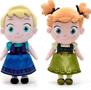 Disney Store Frozen Anna ed Elsa set bambole di peluche per bambini 13" - Foto 1 di 4