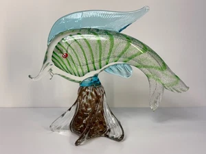 Mid Century Modern Murano Italienische Kunst Glas Fisch - Bild 1 von 6