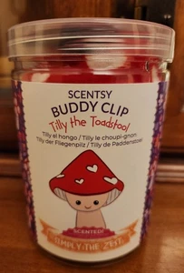 Scentsy Tilly The Toadstool Buddy Clip Simply The Zest Rucksack Neu - Bild 1 von 6