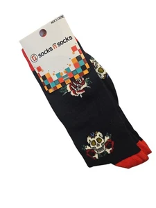 Socks N Socks Tattoo Novelty Socks Sz Large New with Tags Men's - Picture 1 of 2