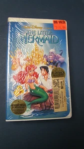 Vintage Disney The Little Mermaid Banned Cover Black Diamond Sealed VHS Tape - Picture 1 of 8