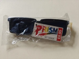 Vintage NOS Prism Spy mirror Sonnenbrille 80er 90er schwarz Kunststoffschirme Retro - Bild 1 von 3