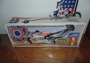 EVEL KNIEVEL F1 DRAGSTER By IDEAL TOYS, BOX ONLY, Original 1975 Vintage!! - Picture 1 of 12