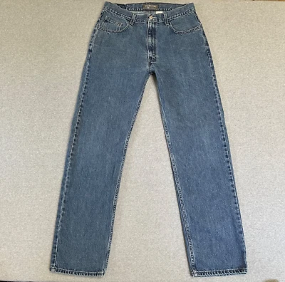 Vintage Silvertab Jeans Mens 34X34 Blue Relaxed Straight Medium Wash Y2K Denim - Image 1 of 4