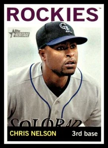 2013 Topps Heritage #91 Chris Nelson Colorado Rockies - Picture 1 of 2