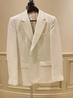 Dolce Gabbana белый кремовый костюм куртка Blazer смокинг спортивное пальто 50 новый без ЯРЛЫКОВ Msrp $3500 - Изображение 1 из 4