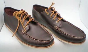 TIMBERLAND MEN'S BROWN LEATHER SHOES, SIZE 13, NEW WITH BOX TB0A1BHB G07 - Picture 1 of 11