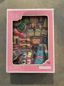 LORI Muñeca Mercado Gourmet Juego de Accesorios de Alimentos NUEVO Battat Nuestra Generación - Imagen 1 de 2
