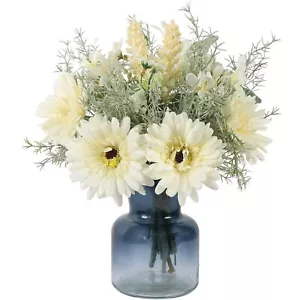 Fake Flowers in VaseFaux Flowers Arrangement in VaseDaisy Artificial Flowers ... - Picture 1 of 9