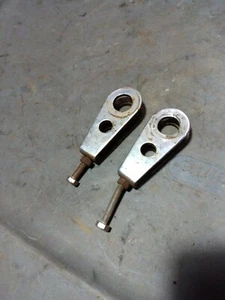 1968- 1970 Honda CB350 Super Sport REAR AXLE CHAIN ADJUSTERS D5-4512 axle adjust - Picture 1 of 7
