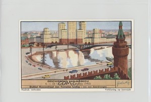 1950s Liebig History of Moscow Dutch De Universiteit van Moskou #6 n1u