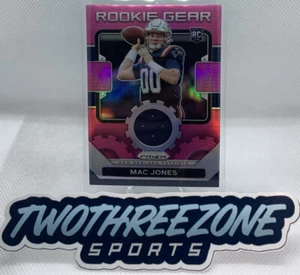 2021 Panini Prizm Rookie Gear Pink Mac Jones RC #RG-6 - Picture 1 of 7