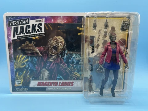 Vitruvian H.A.C.K.S.(MAGENTA LADIES)Zombie Gang Series Z BOSS FIGHT STUDIOS 2021 Cover