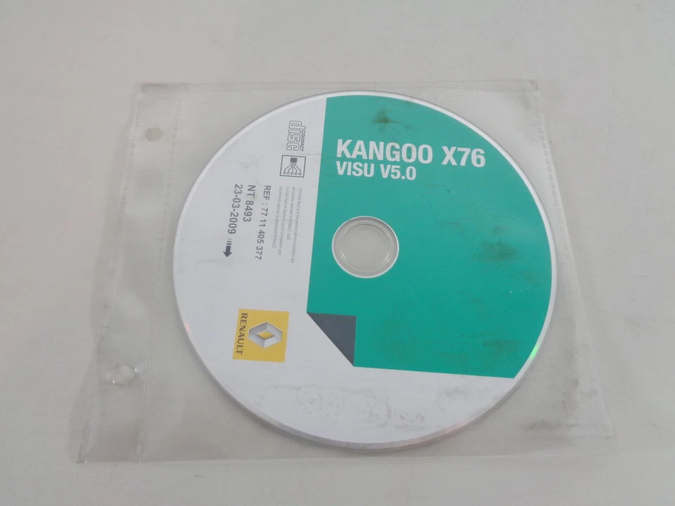 Eléctrico Diagramas de Cableado De CD Renault Kangoo I Stand 03/2009 - Imagen 1 de 1