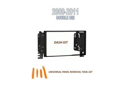 Se adapta a 2009-2011 RIO, RIO 5 COCHE ESTÉREO DOBLE DIN KIT DE INSTALACIÓN, JUEGO DE HERRAMIENTAS Foto 1 de 2