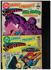 DC COMICS PRESENTS #40, #55 - AIR WAVE - METAMORPHO - SUPERMAN - SHIPS FREE