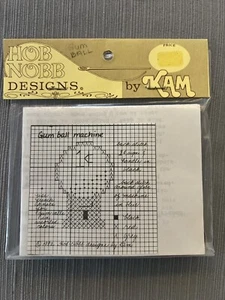 Hob Nobb Designs Cross Stitch Kit Gum Ball Machine - Picture 1 of 2