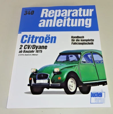 Manual de Reparación Citroen 2 Cv / 6 , Dyane Mehari - Desde Año 1975 - Imagen 1 de 2