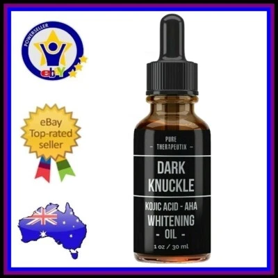 PURE THERAPEUTIX SOLUTIONS Dark knuckle Oil Skin Whitening Kojic Acid AHA Brightening Lightening Bleaching