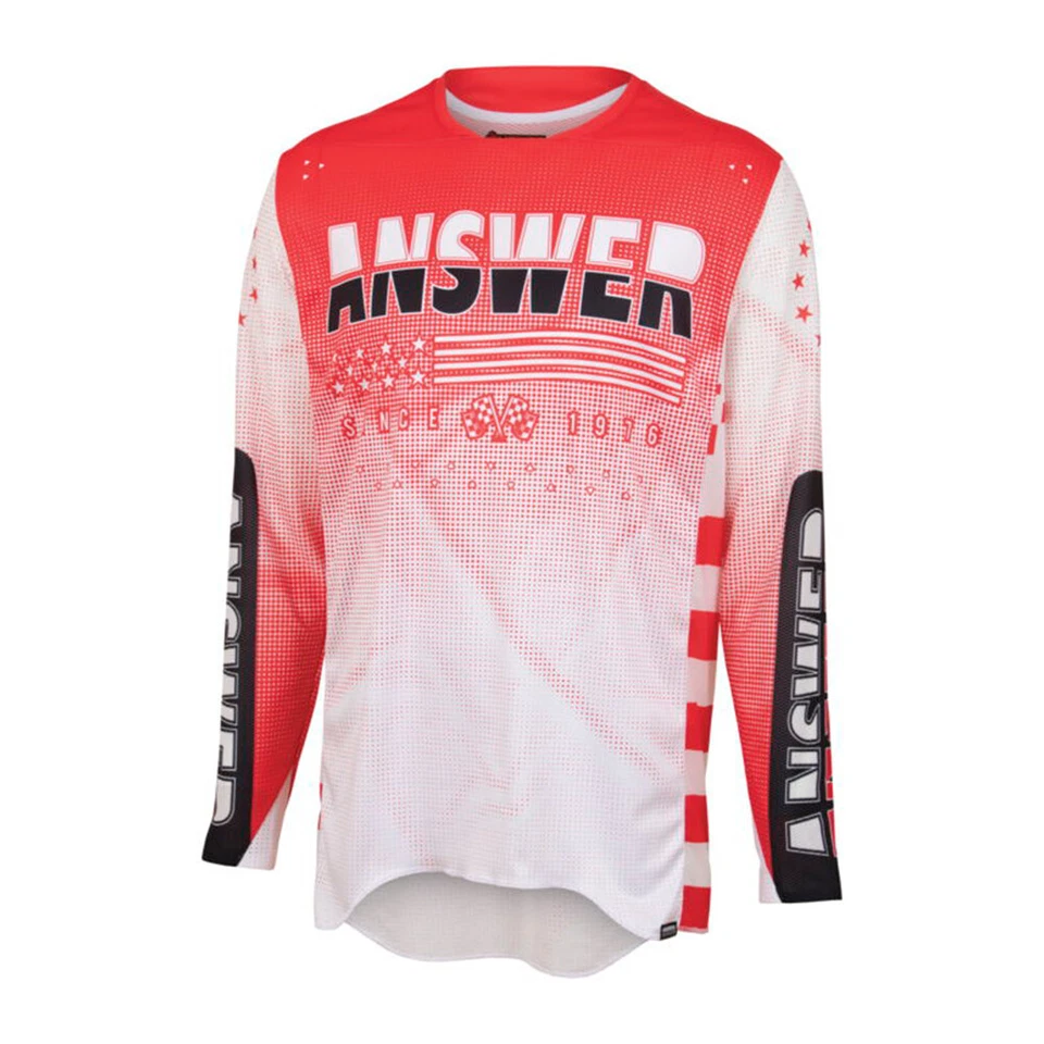 Answer Racing A22.5 Elite Revolution Red MX Off-Road Jersey Men's Sizes XS - 2X - Image 1 of 1