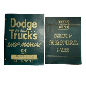 1955 Original Dodge Job Rated Truck Shop Manual Series C-1 D14691 And C-3 D15238 - Picture 1 of 24